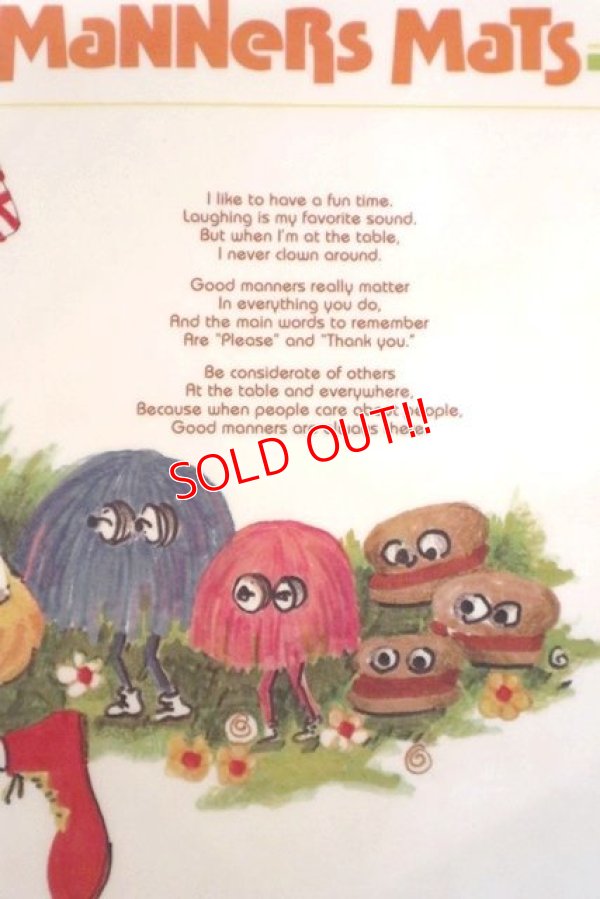 画像3: ct-190301-44 McDonald's / 1970's Place Mat "Ronald McDonald"