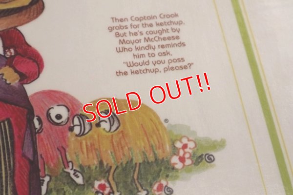 画像4: ct-190301-46 McDonald's / 1970's Place Mat "Mayor McCheese & Captain Krook"