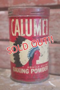 dp-190301-43 CALUMET / Vintage Baking Powder Can