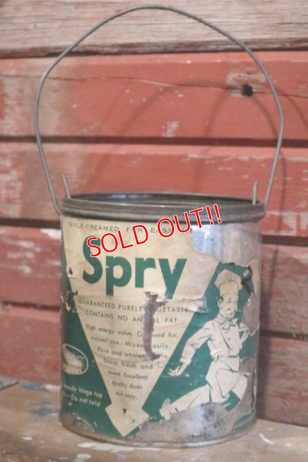 画像1: dp-190301-43 Spry / Vintage Shortening Can
