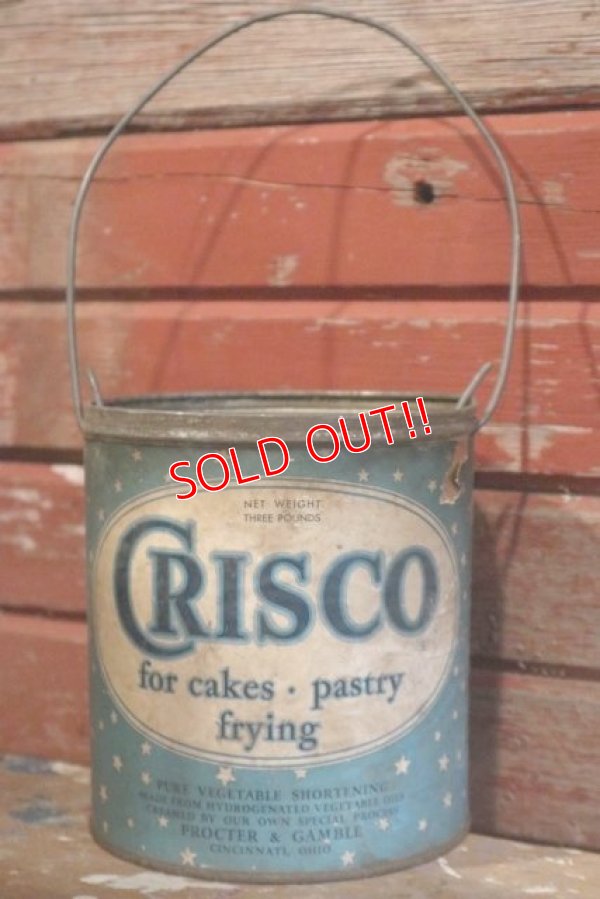 画像1: dp-190301-44 CRISCO / Vintage Shortening Can