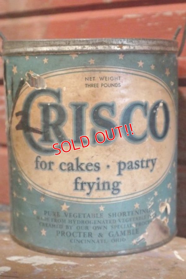 画像3: dp-190301-44 CRISCO / Vintage Shortening Can