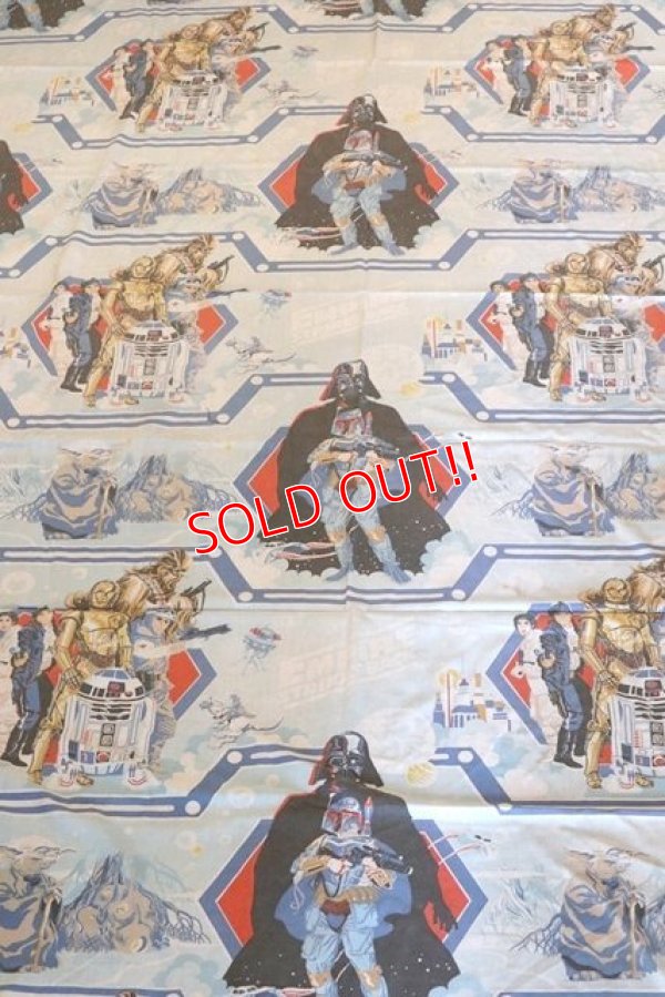 画像1: ct-190301-52 STAR WARS / The Empire Strikes Back 1980's Flat Sheet(Twin size)