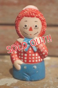 pz-160901-151 Raggedy Ann and Andy  / 1970's Finger Puppet