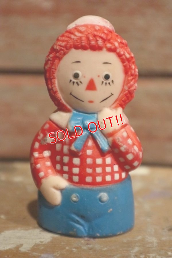 画像1: pz-160901-151 Raggedy Ann and Andy  / 1970's Finger Puppet