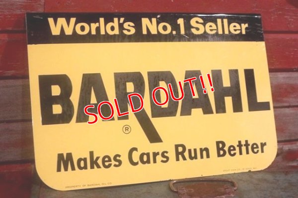 画像1: dp-181101-40 BARDAHL / Vintage Metal Sign