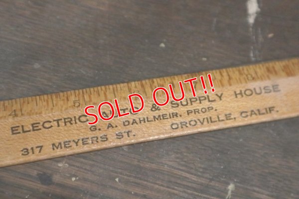 画像3: dp-190301-46 General Electric / 1950's Wood Ruler