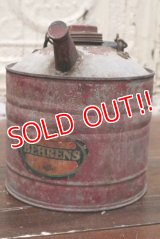 dp-190301-51 BEHRENS / 1940's-1950's Gas Can