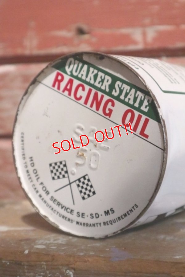 画像4: dp-190201-13 QUAKER STATE / 1960's Racing Motor Oil Can