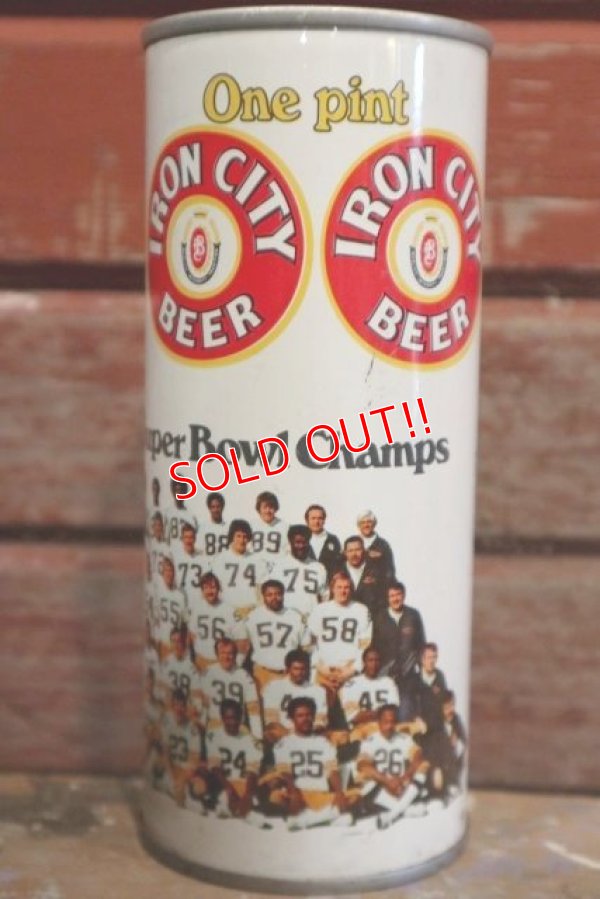 画像3: dp-190301-34 Pittsburgh Steelers / 1975 Super Bowl Camp Beer Can