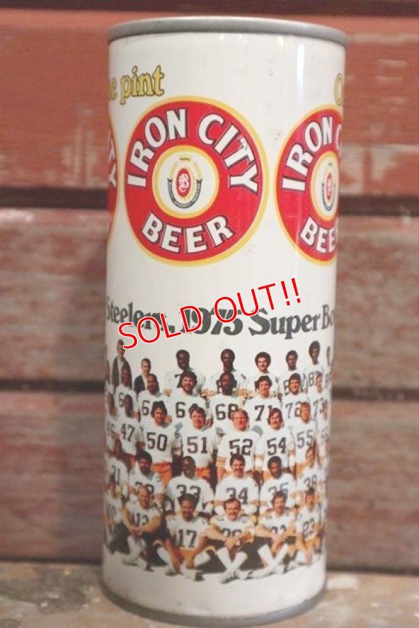 画像2: dp-190301-34 Pittsburgh Steelers / 1975 Super Bowl Camp Beer Can