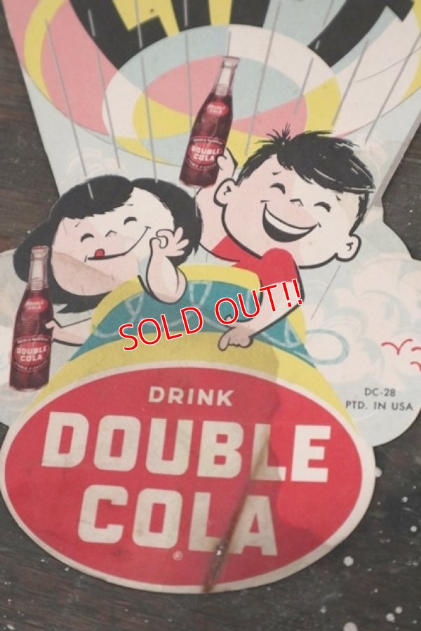 画像5: dp-190301-36 DOUBLE COLA / 1960's GET A BIG LIFT Card Sign