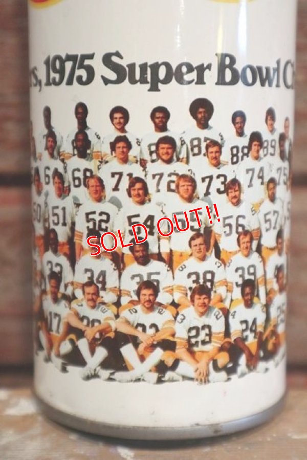 画像4: dp-190301-34 Pittsburgh Steelers / 1975 Super Bowl Camp Beer Can