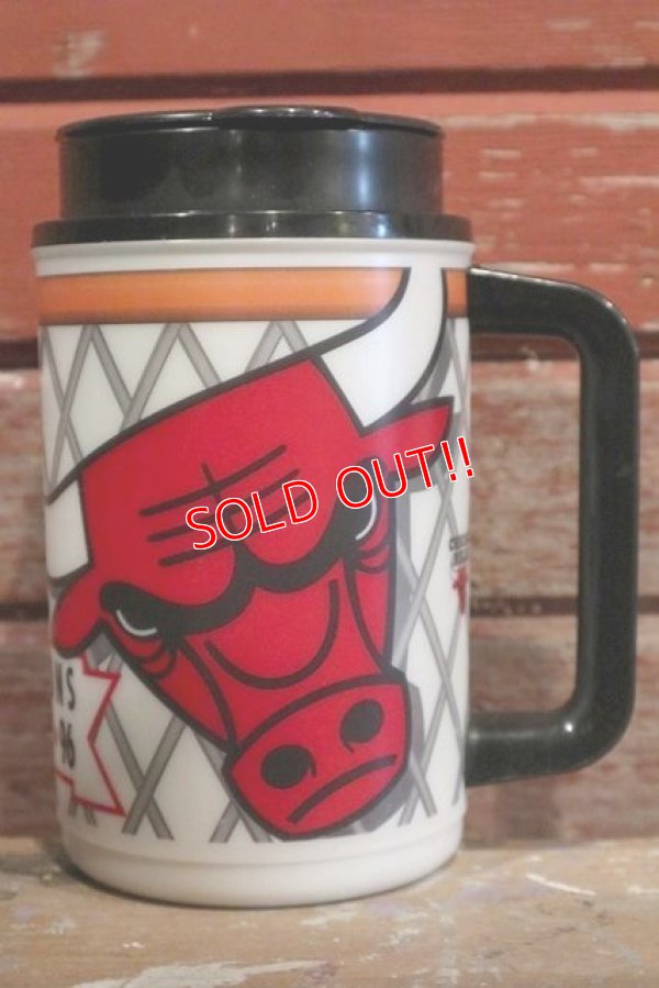 画像1: dp-190301-40 CHICAGO BULLS × DUNKIN' DONUTS / 1990's Plastic Mug