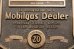 画像3: dp-190401-08 【↓30%OFF!! PRICE DOWN↓】Mobilgas Dealer Vintage Award Shield