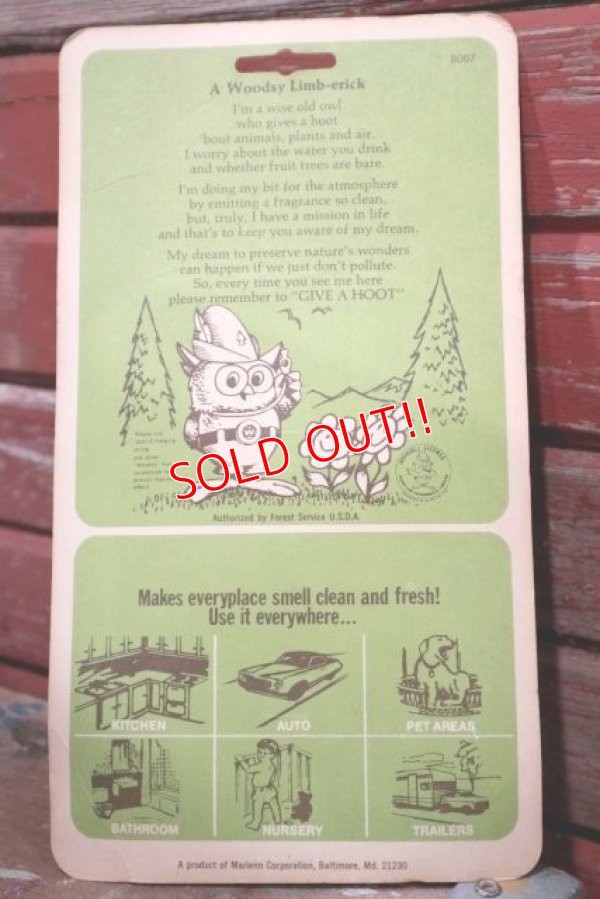 画像7: ct-190401-07 Woodsy Owl / 1970's Air Freshner