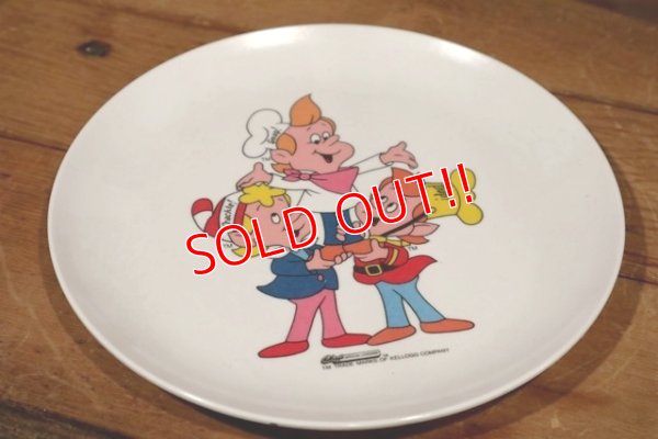 画像1: ct-190401-18 Kellogg's / Pop!Snap!Crackle! 1980's Plastic Plate