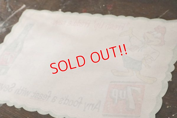 画像7: ct-190401-43 7up / Freddie Vintage Paper Place Mat