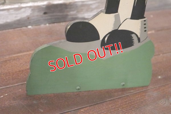 画像4: ct-190401-02 OLD CROW / Vintage Wood Sign