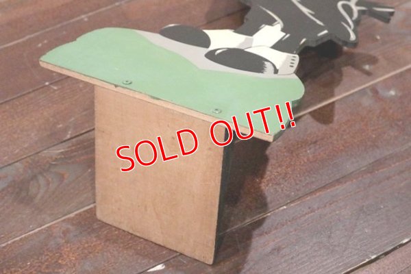 画像8: ct-190401-02 OLD CROW / Vintage Wood Sign