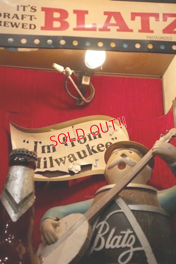 画像13: ct-190401-92 BLATZ Beer / Vintage Barrel Guy  Lighted Display