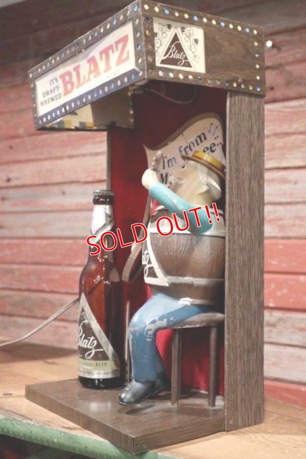 画像9: ct-190401-92 BLATZ Beer / Vintage Barrel Guy  Lighted Display