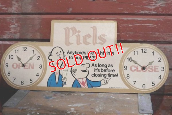 画像2: ct-190401-65 Piels Beer / 1950's-1960's OPEN・CLOSE Cardboard Sign