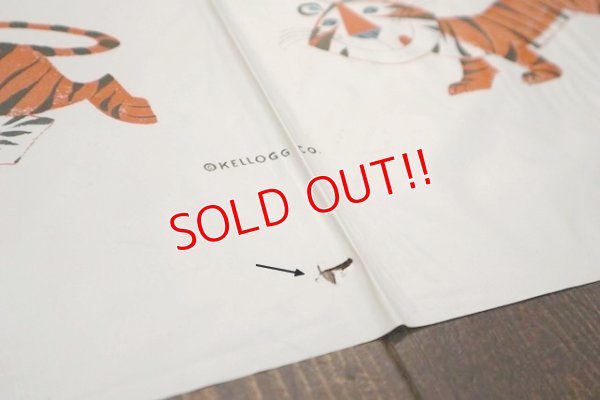 画像7: ct-190401-12 Kellogg's / Tony the Tiger 1960's Vinyl Table Sheet