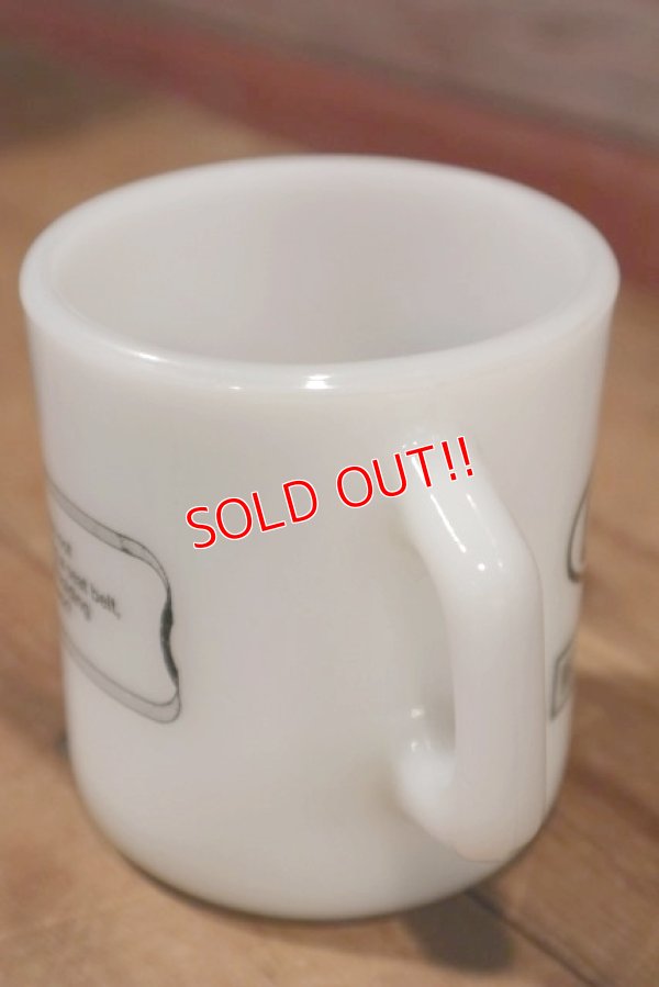 画像4: dp-190401-43 Galaxy / DU PONT 1960's-1970's Milk Glass Mug