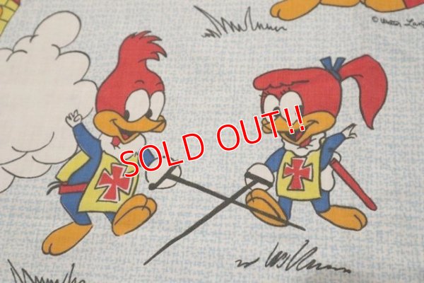 画像5: ct-190402-30 Woody Woodpecker / 1970's Flat Sheet  (Twin)