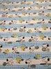 画像1: ct-190402-31 Snoopy & Woodstock / 1970's Flat Sheet "Tennis"  (Twin) (1)