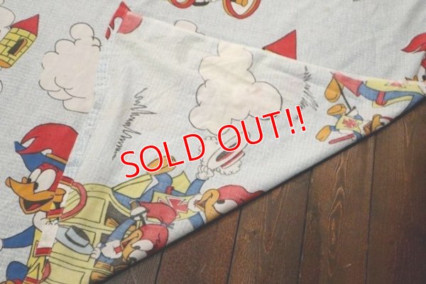 画像8: ct-190402-30 Woody Woodpecker / 1970's Flat Sheet  (Twin)