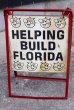 画像1: ct-190401-05 Reddy Kilowatt / 1950's-1960's Stand Sign "Helping Build Florida" (1)