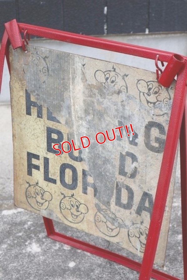 画像7: ct-190401-05 Reddy Kilowatt / 1950's-1960's Stand Sign "Helping Build Florida"
