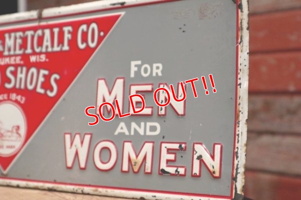 画像4: dp-190402-19 Bradley-Metcalf Shoe Company / 1920's-1930's Metal Sign