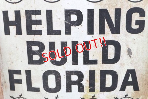 画像3: ct-190401-05 Reddy Kilowatt / 1950's-1960's Stand Sign "Helping Build Florida"