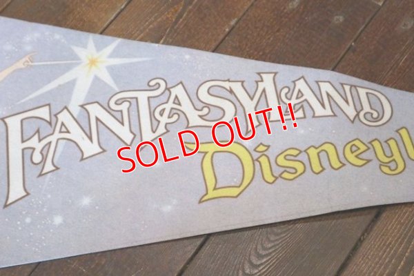 画像3: ct-190402-29 Disneyland Fantasyland / Tinker Bell 1990's Pennant