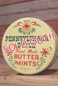 dp-190402-18 Pennsylvania Dutch / Hand Made Butter Mint Vintage Tin Can