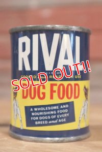 dp-190402-14 RIVAL Dog Food / 1950's Mini Coin Bank Can