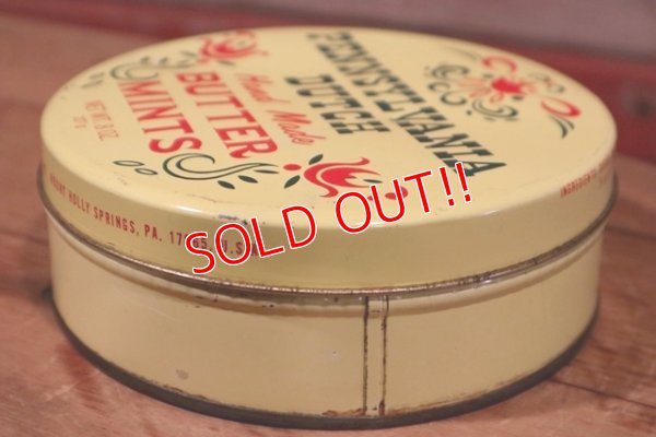 画像3: dp-190402-18 Pennsylvania Dutch / Hand Made Butter Mint Vintage Tin Can