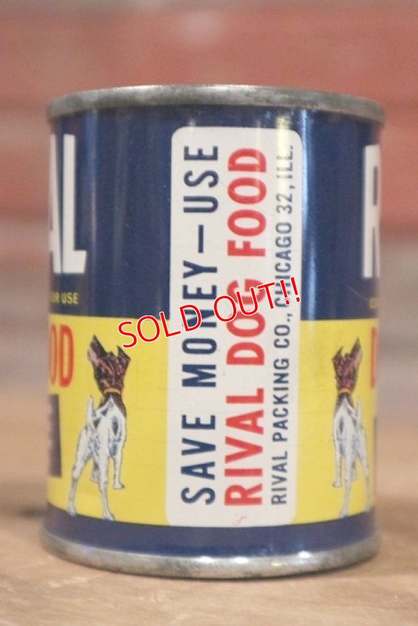 画像3: dp-190402-14 RIVAL Dog Food / 1950's Mini Coin Bank Can