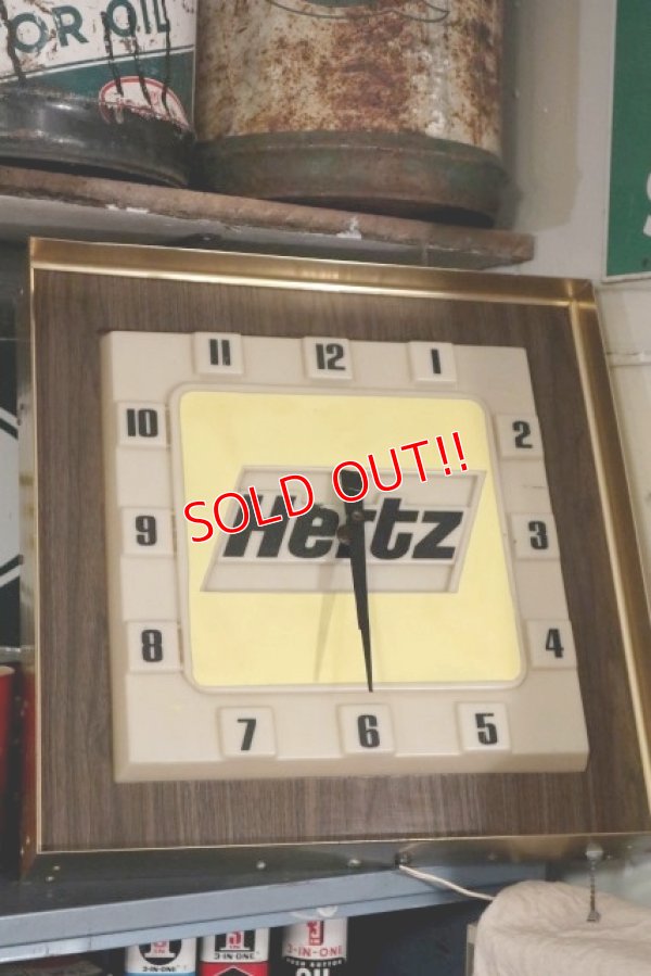 画像4: dp-190401-31 Hertz / 1980's Lighted Sign Clock