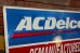 画像2: dp-190401-01 AC Delco / Vintage Metal Sign  (2)