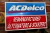 画像1: dp-190401-01 AC Delco / Vintage Metal Sign  (1)