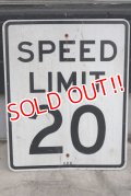 dp-190402-31 Road Sign "SPEED LIMIT 20"