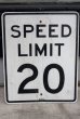 画像1: dp-190402-31 Road Sign "SPEED LIMIT 20" (1)