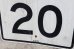 画像3: dp-190402-31 Road Sign "SPEED LIMIT 20"