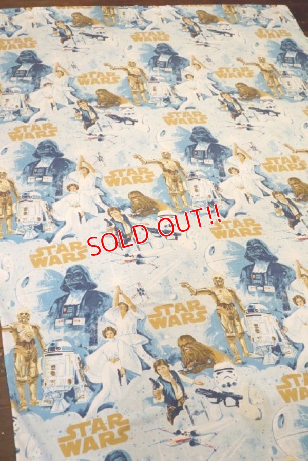 画像2: ct-190402-45 STAR WARS / 1970's Flat Sheet(Twin size)