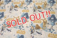 ct-190402-45 STAR WARS / 1970's Flat Sheet(Twin size)