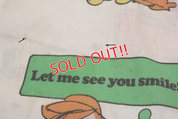 画像9: ct-190402-47 PEANUTS / 1970's Flat Sheet (Twin Size)